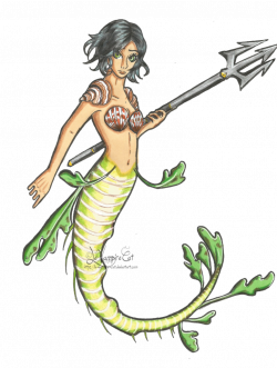 Leafy Sea Mermaid No Background by Grimoire-Des-Reves on DeviantArt