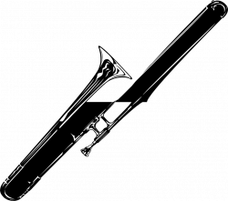 Trombone | Free Stock Photo | Illustration of a trombone | # 8950