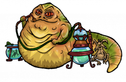 Jabba the Hutt and Salacious Crumb by janimutikainen on DeviantArt