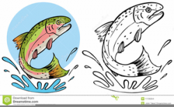 Jumping Trout Clipart | Free Images at Clker.com - vector ...