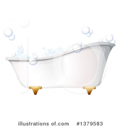 Bath Tub Clipart #1379583 - Illustration by Graphics RF