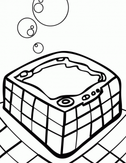 Hot Tub Coloring Page Handipoints Hot Coloring Pages - Clip ...