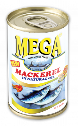 Mega Mackerel in Natural Oil 155g | Mega Global Corporation