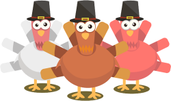 Free Thanksgiving Images 6 - Turkeys 1 - Free Clipart
