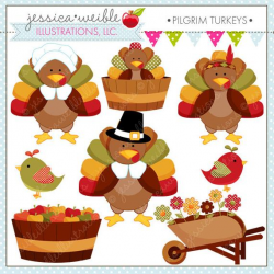 Pilgrim Turkeys Cute Thanksgiving Digital Clipart for Commercial or  Personal Use, Thanksgiving Clipart, Turkey Clipart, Turkey Graphics
