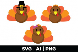 Turkey svg - thanksgiving svg, fall svg, turkey clipart, turkey cut file,  turkey face png, turkey day svg, turkey, thankful svg, autumn svg
