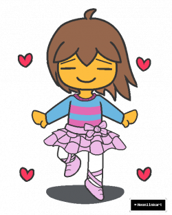 Undertale - Frisk and her tutu (animated) by Purple-Neon on DeviantArt