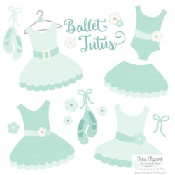 Mint Ballet Clipart - Ballet Tutus, Ballet Clipart, Green Tutus