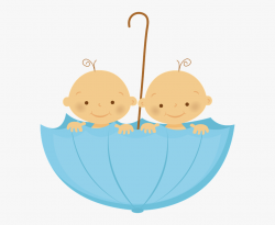 Grávida E Bebê - Twin Baby Boy Clipart #1717939 - Free ...