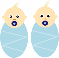 Twin Baby Boys Clip Art at Clker.com - vector clip art ...