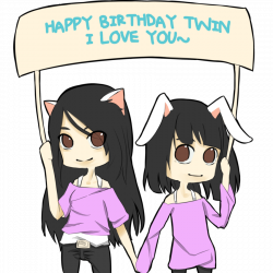 28+ Collection of Happy Birthday Twins Clipart | High quality, free ...