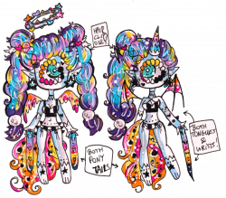 Xynthii MYO custom- Lisa Frank inspo Twin girls by Guppie-Vibes on ...