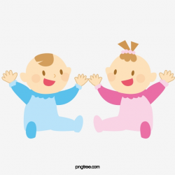 Happy Twins, Twins, Birth, October Baby PNG and Vector with ...