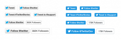 A new design for Tweet and follow buttons - Announcements - Twitter ...