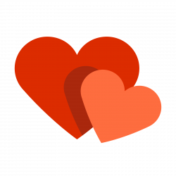 Иконка Two Hearts - скачать бесплатно в PNG и векторе
