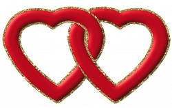 red frame png | Two Red Hearts with Gold Frame PNG Clipart ...