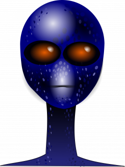 Clipart - alien face
