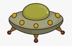Unidentified Flying Object Saucer - Cartoon Transparent Ufo ...