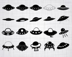 UFO SVG Bundle, Ufo SVG, Ufo Clipart, Ufo Cut Files For Silhouette, Ufo  Files for Cricut, Ufo Vector, Alien Ship Svg, Dxf, Png, Eps, Design