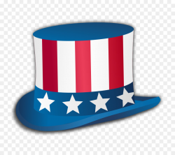 Uncle Sam Hat Background clipart - Hat, transparent clip art