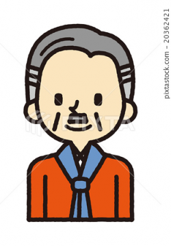 Uncle 【Simple Character · Series】 - Stock Illustration ...