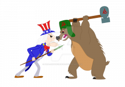 Uncle Sam VS Boris The Bear by MarloweTheUndead on DeviantArt