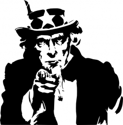 Uncle Sam Pointing clip art Free vector in Open office ...