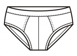 Underwear clipart black and white 8 » Clipart Station
