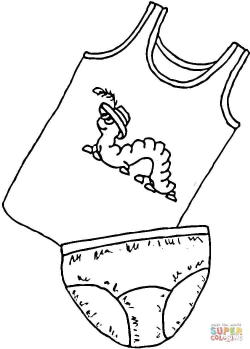 Underwear for Kids coloring page | Free Printable Coloring Pages
