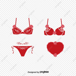 Lovely Underwear, Ma'am, Girl Student, Red Underwear PNG ...