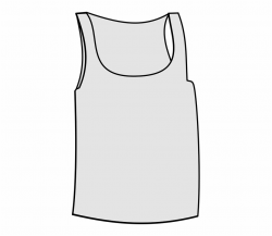 Vest Underwear Tank Top Muscle White Shirt Tee - Clip Art ...
