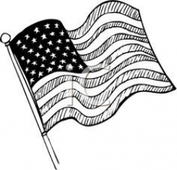 clip art usa flag outline | Royalty Free Clipart of United ...