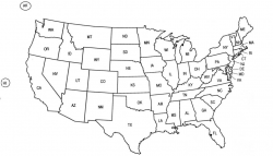 Printable : United States Clipart Map Outline Black And ...