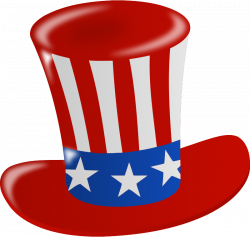 Clipart - US flag hat