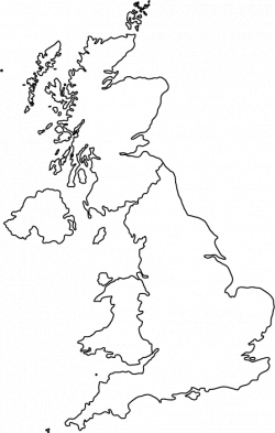 United Kingdom Outline Map | United Kingdom Outline Tattoo ...