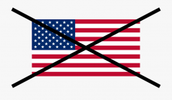 Flag Of The United States Crossed Out - American Flag ...