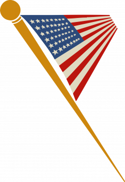 Clipart - US flag 2