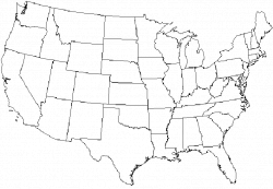 Us Southeast Region Blank Map | Cdoovision.com