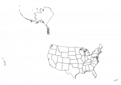 Clipart United States Map With US Map With Cities Small Map Of ...