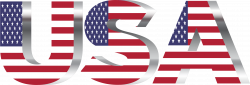 Flag of the United States Typography Clip art - USA png ...
