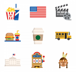 26 usa icon packs - Vector icon packs - SVG, PSD, PNG, EPS & Icon ...