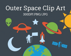 Outer Space Universe Galaxy Clip Art ~ Illustrations ~ Creative Market