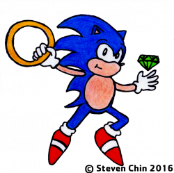 Sonic the Hedgehog: Chaos Emerald and Ring by Rocket-Stevo on DeviantArt