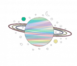stars universe tumblr planet colorful aesthetic moon...