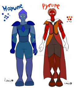Steven Universe: Hayune and Pyrope by space-for-thoughts on DeviantArt