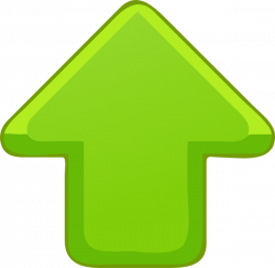 Up-arrow-green-small Clip Art at Clker.com - vector clip art online ...