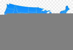 Blue Us Map Png Clipart (#859059) - PinClipart