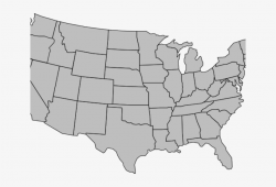 Map Of The Usa Clipart Grey - Colorado Electoral Votes ...