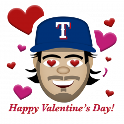 Click to collect all of the Rangers Valentine's Day stickers when ...