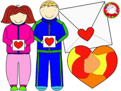 Valentine Exchange Clipart Set (Personal & Commercial Use)